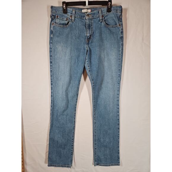 Levi's 505 Straight Leg Jeans Y2K Medium Wash Denim Womens Size 12L - Picture 2 of 10
